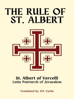 cover image of The Rule of St. Albert